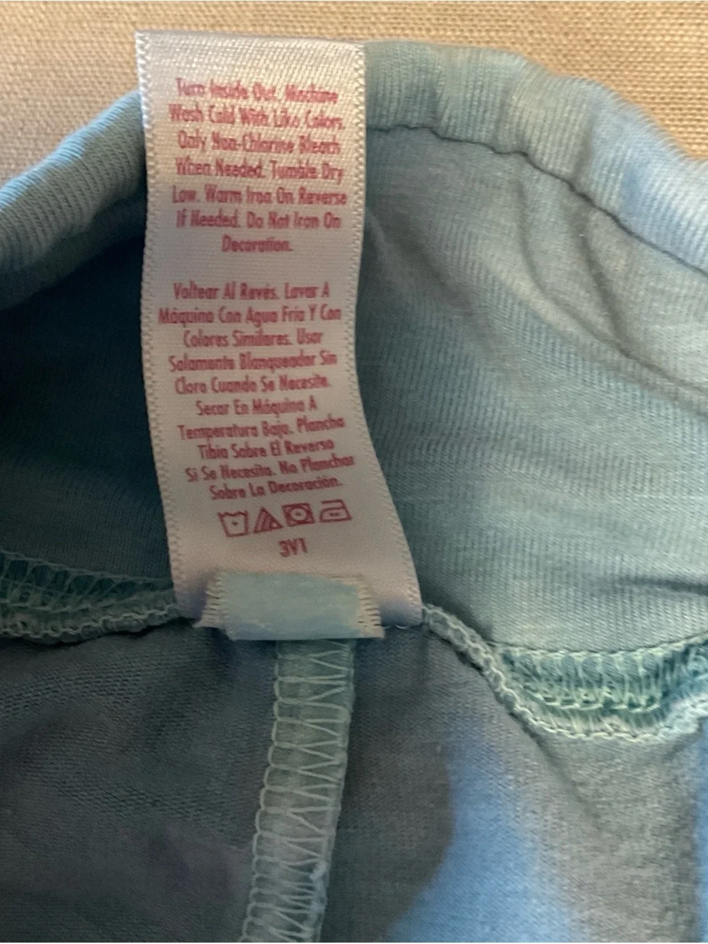 Justice Blue, Gray and Pink Tie-Dye Leggings